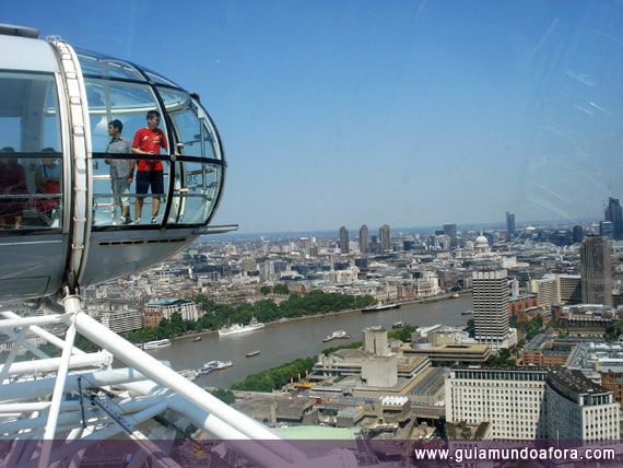 London Eye no verão