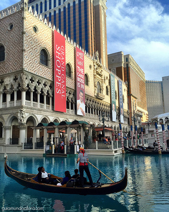 Gôndola em Las Vegas