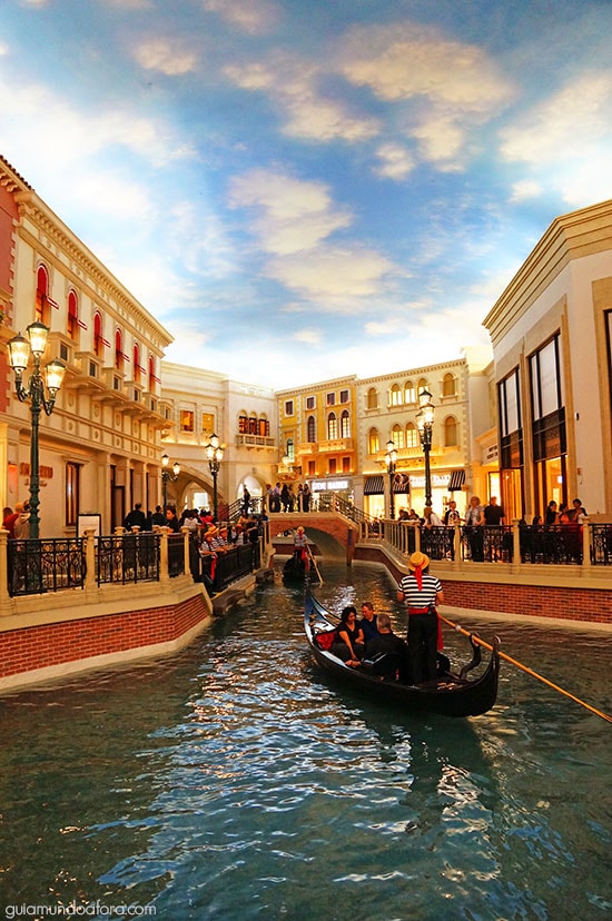 5 dias em Vegas - Passeio de gôndola