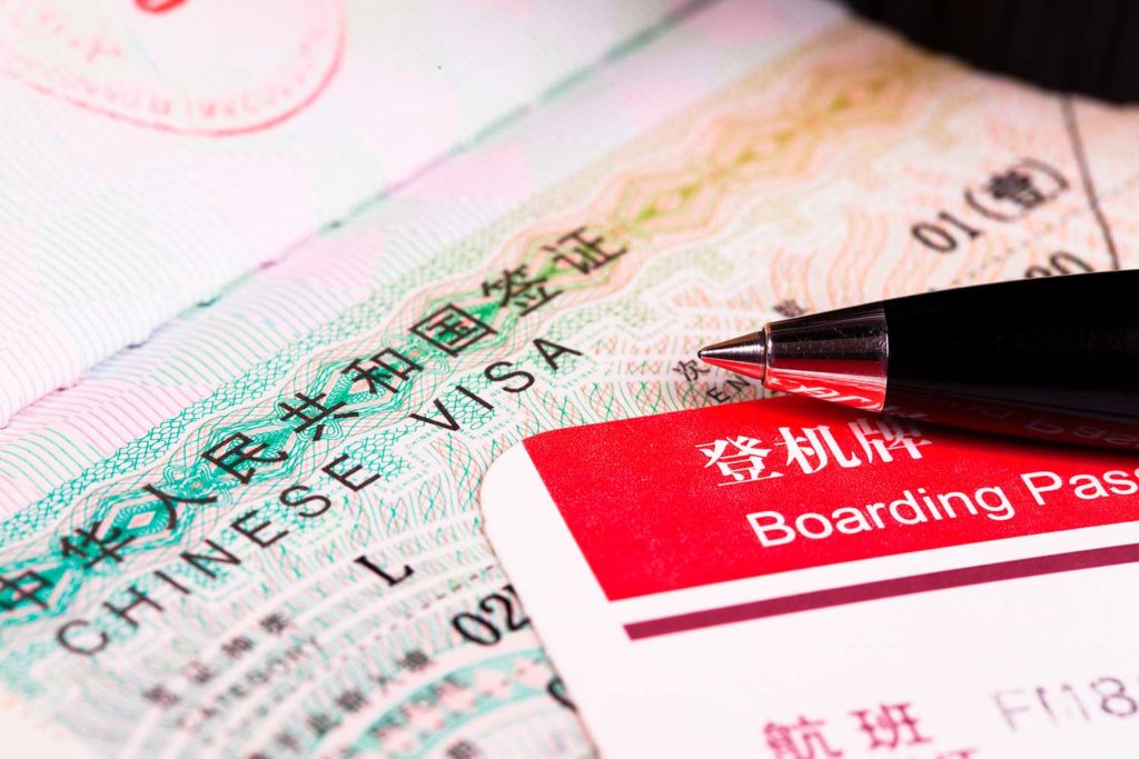 novidades sobre o Visto da China