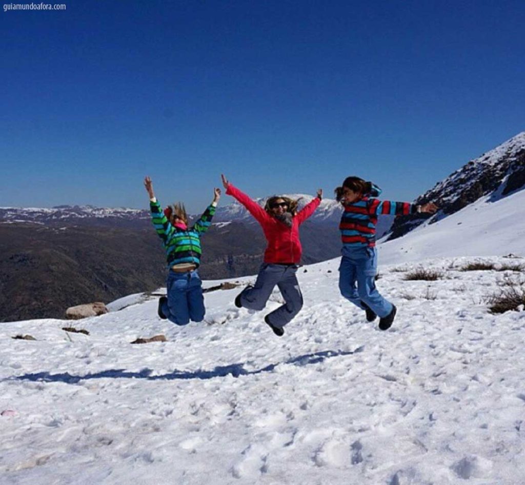 neve em Santiago