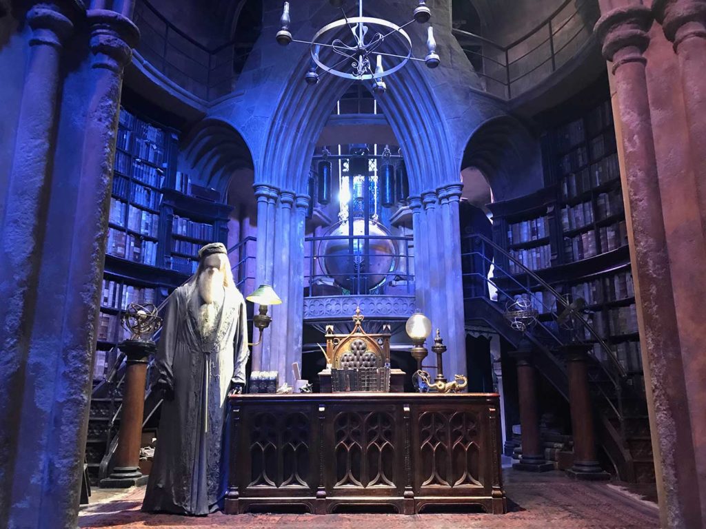Sala do Dumbledore Studios Harry Potter