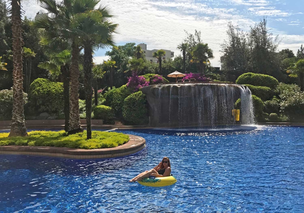 piscina mandarin oriental santiago