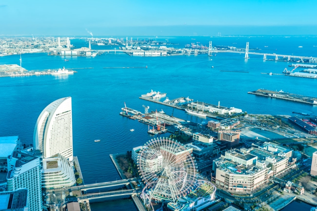 cidades no Japão Yokohama