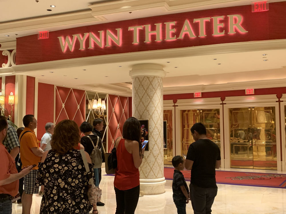 fachada do teatro Wynn