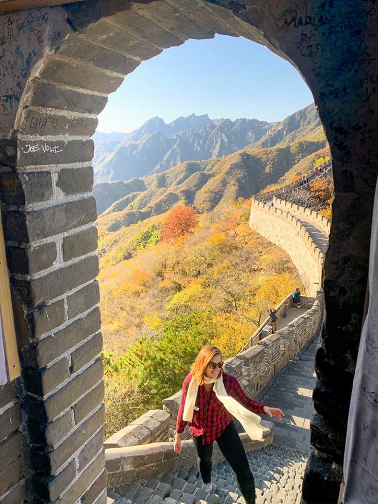 outono na Muralha da China