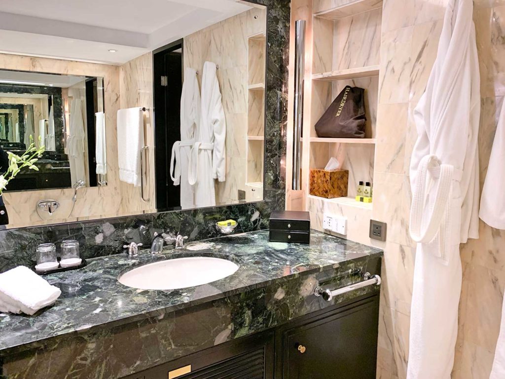 banheiro hotel Intercontinental Hong Kong