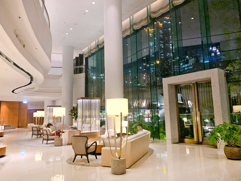 lobby Kerry Hotel Hong Kong